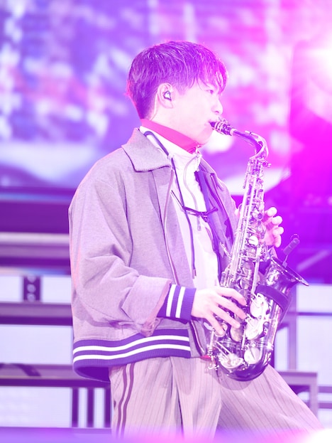 諸星翔希（Sax, Vo）（Photo by Yoshika Horita）