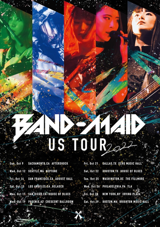 「BAND-MAID US TOUR 2022」ポスター