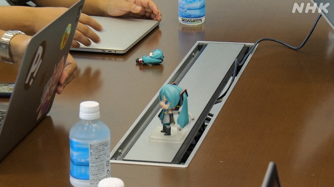 NHK総合「プロフェッショナル 仕事の流儀 究極の歌姫～バーチャルシンガー・初音ミク～」より。（写真提供：NHK）