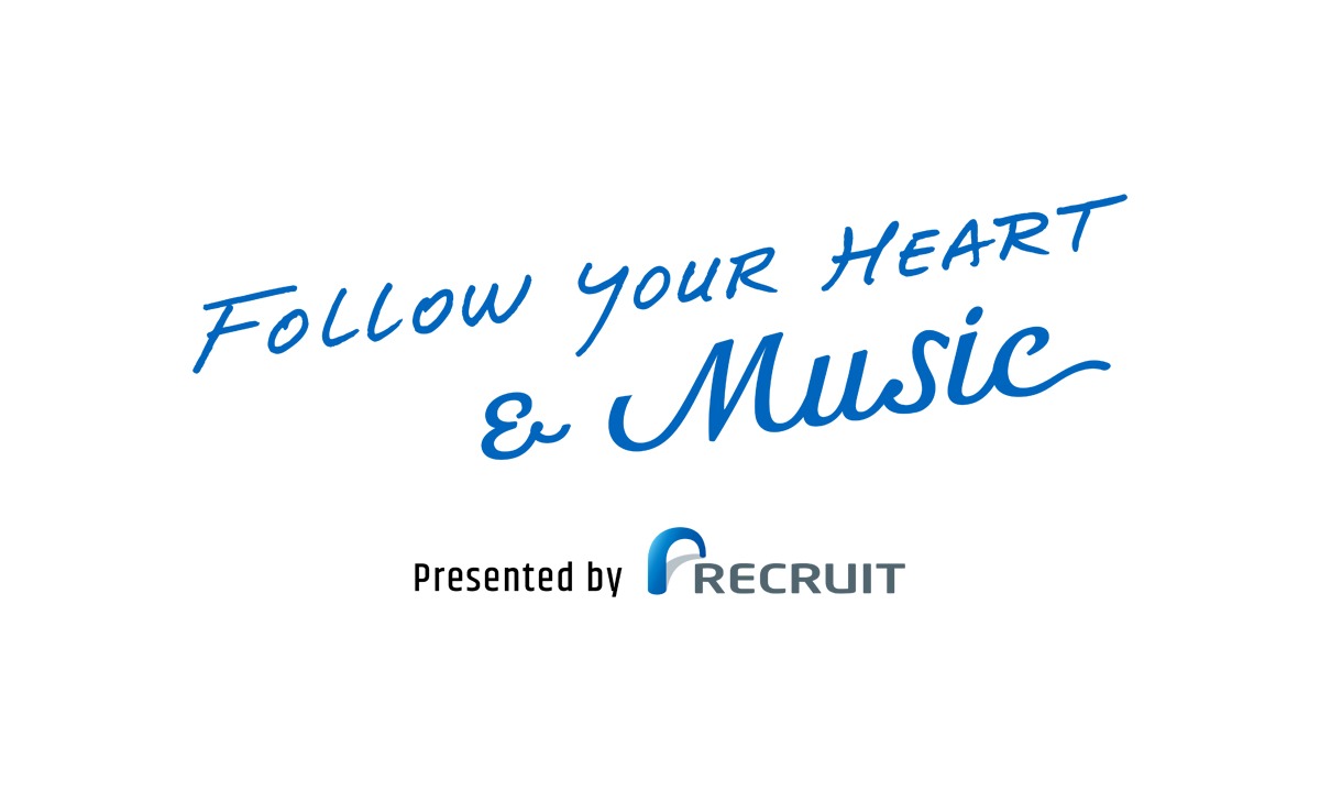 「Follow Your Heart & Music Presented by RECRUIT」ロゴ