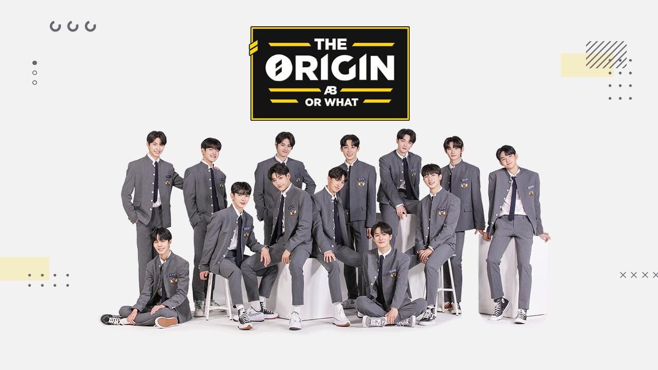 ABEMA「THE ORIGIN - A, B, Or What?」ビジュアル