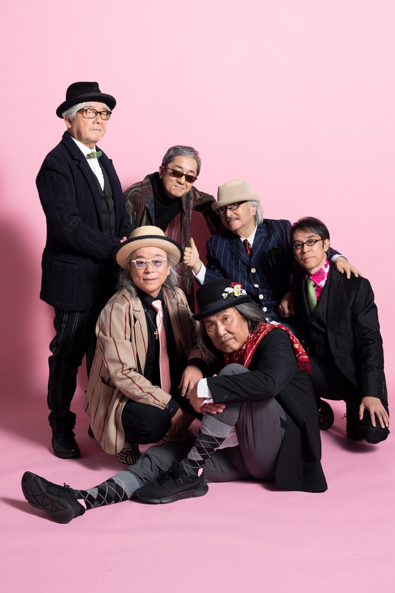 ムーンライダーズ。左端が鈴木慶一。