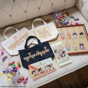 「TinyTAN FUN PARK」オリジナルミニゲーム「Dynamite CHOICE MUSIC♪」で手に入れられるグッズ。