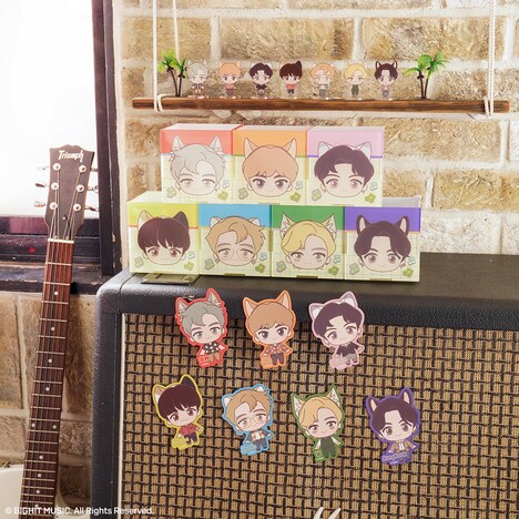 「TinyTAN FUN PARK」オリジナルミニゲーム「Magic Doorくじ」で手に入れられるグッズ。