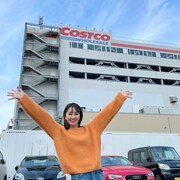 コストコにやってきた矢田亜希子。(c)日本テレビ