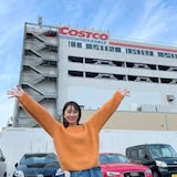 コストコにやってきた矢田亜希子。(c)日本テレビ