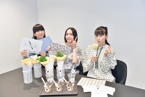 Perfumeとラフォーレ原宿コラボメニュー。