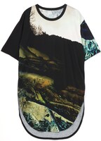 ラウンドロングカットソー