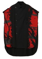 リバーシブルマントコート