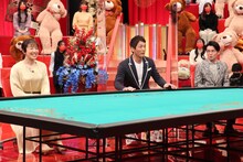 左から浜口京子、長嶋一茂、藤森慎吾（オリエンタルラジオ）。