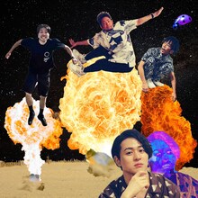 DALLJUB STEP CLUB。手前が森心言（Syn, Rap）。