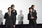 「JO1 THE MOVIE『未完成』-Go to the TOP-」完成記念プレミア試写会の様子。