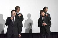 「JO1 THE MOVIE『未完成』-Go to the TOP-」完成記念プレミア試写会の様子。