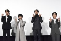 「JO1 THE MOVIE『未完成』-Go to the TOP-」完成記念プレミア試写会の様子。