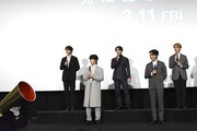 「JO1 THE MOVIE『未完成』-Go to the TOP-」完成記念プレミア試写会の様子。
