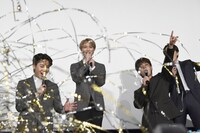 「JO1 THE MOVIE『未完成』-Go to the TOP-」完成記念プレミア試写会の様子。