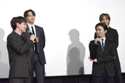 「JO1 THE MOVIE『未完成』-Go to the TOP-」完成記念プレミア試写会の様子。