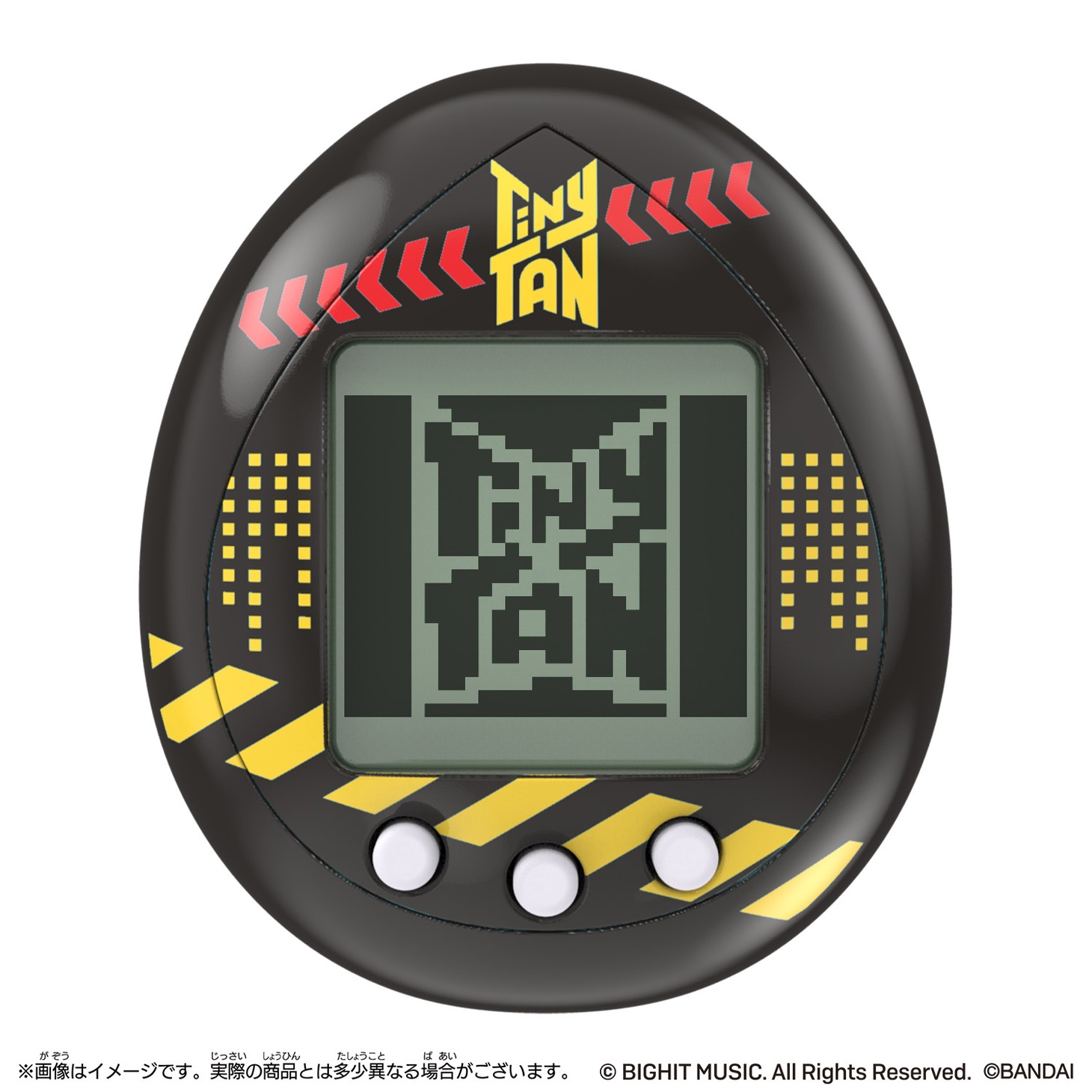 「TinyTAN Tamagotchi Hugmy Tamagotchi セット」付属の「TinyTAN Tamagotchi」。