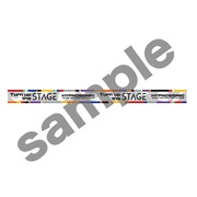「Turn up the Stage」購入特典マスキングテープのサンプル。