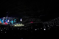 「2022 TOMORROW X TOGETHER FANLIVE MOA X TOGETHER」の様子。(c)BIGHIT MUSIC