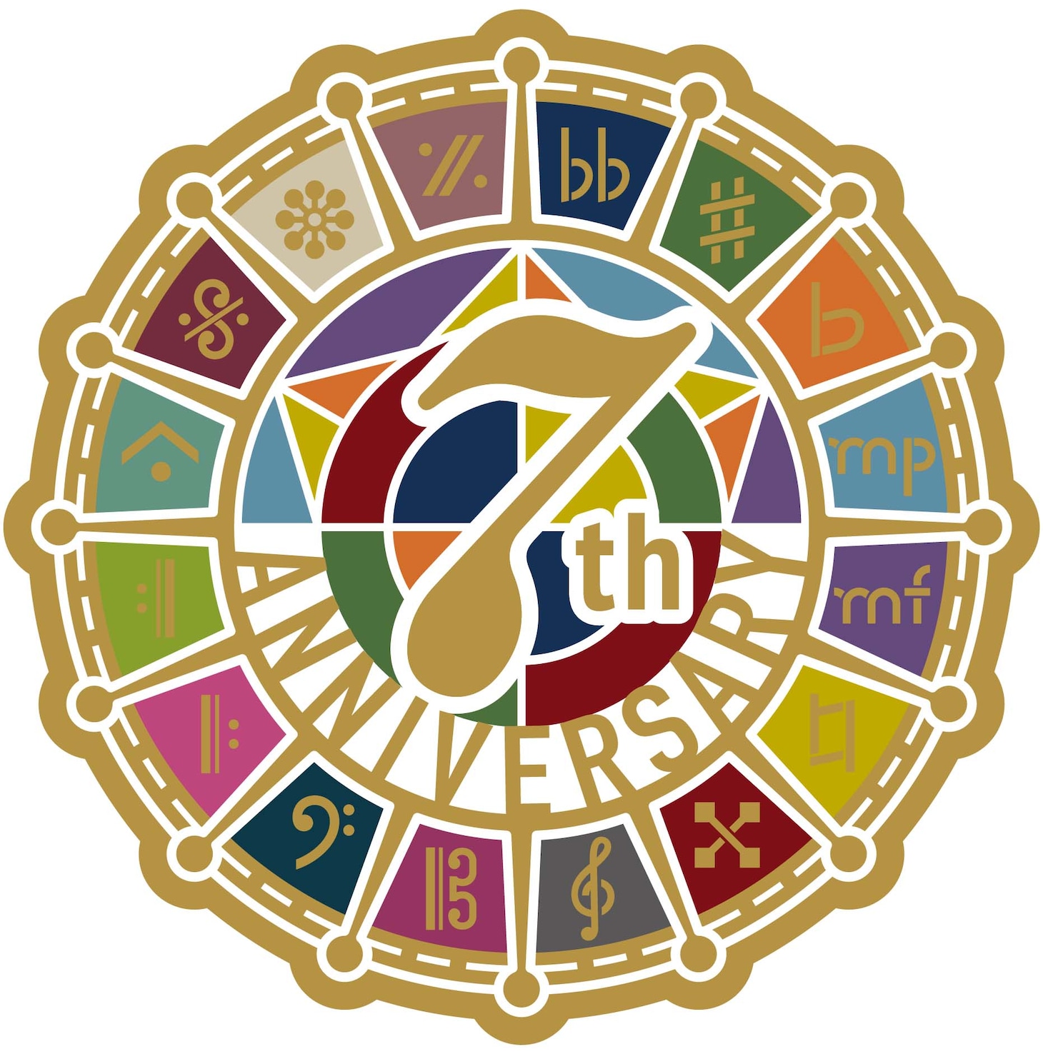 「アイドリッシュセブン」7周年ロゴ (c)アイドリッシュセブン (c)BNOI/アイナナ製作委員会