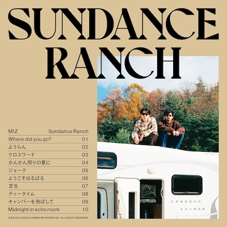 MIZ「Sundance Ranch」ジャケット