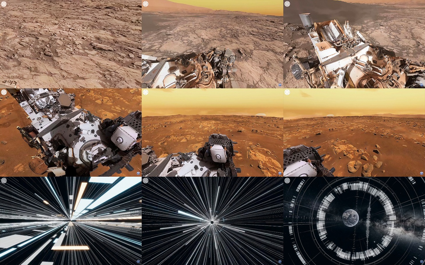 「TOMITA『MARS from PLANETS』×360 Reality Audio : VR Trailer」より。