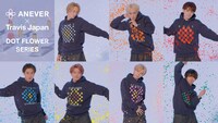 ANEVER × Travis Japan DOT FLOWER SERIES ビジュアル