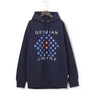 DOT FLOWER HOODIE GENTIAN