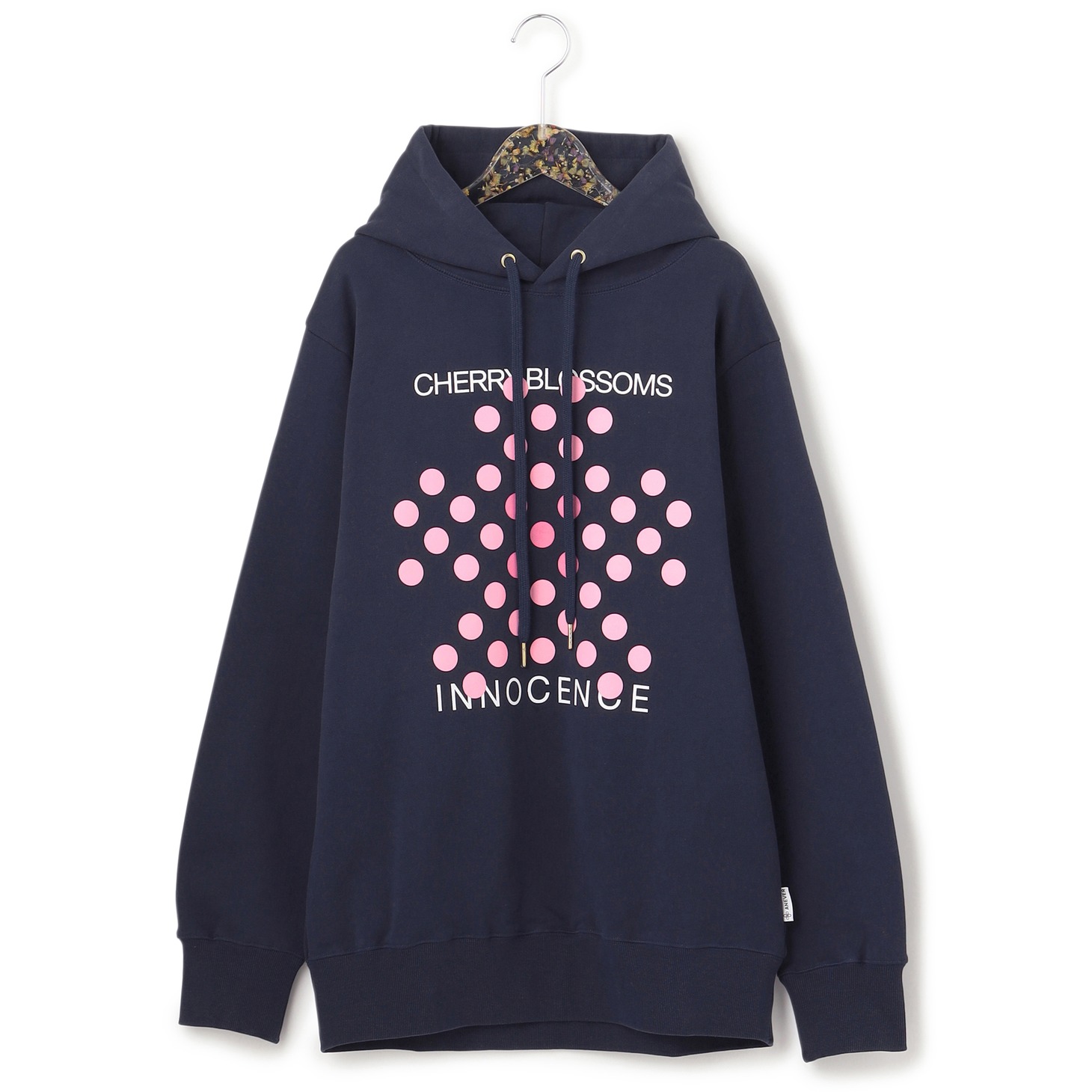 DOT FLOWER HOODIE CHERRY BLOSSOMS