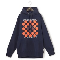 DOT FLOWER HOODIE CORN POPPY