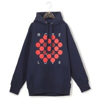 DOT FLOWER HOODIE ROSE