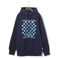 DOT FLOWER HOODIE HYDRANGEA