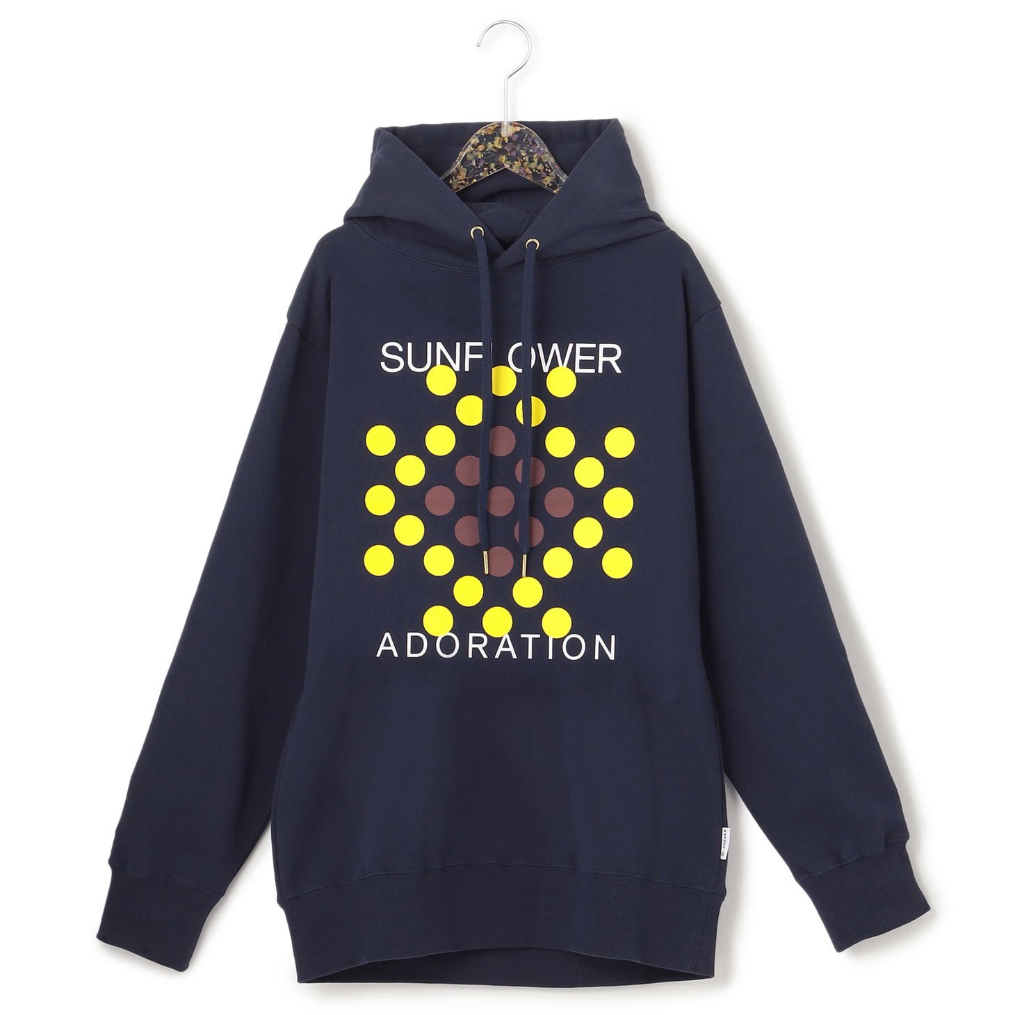 DOT FLOWER HOODIE SUNFLOWER