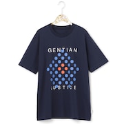 DOT FLOWER T-SHIRT GENTIAN