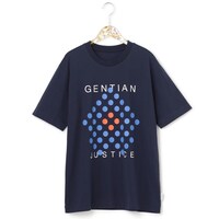 DOT FLOWER T-SHIRT GENTIAN