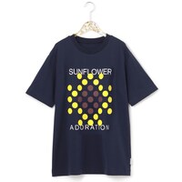 DOT FLOWER T-SHIRT SUNFLOWER