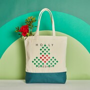 DOT FLOWER TOTE HOLLY