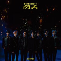 ENHYPEN「DIMENSION : 閃光」ENHYPEN Weverse Shop JAPAN盤ジャケット (P)&(C)BELIFT LAB