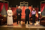 左から宮瀬茉祐子、尾上松也、徳永英明、安藤裕子。(c)BS松竹東急