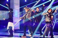 Da-iCE feat. 木村昴「liveDevil」パフォーマンスの様子。(c)日本テレビ