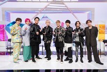 左からEXIT、木村昴、Da-iCE。(c)日本テレビ