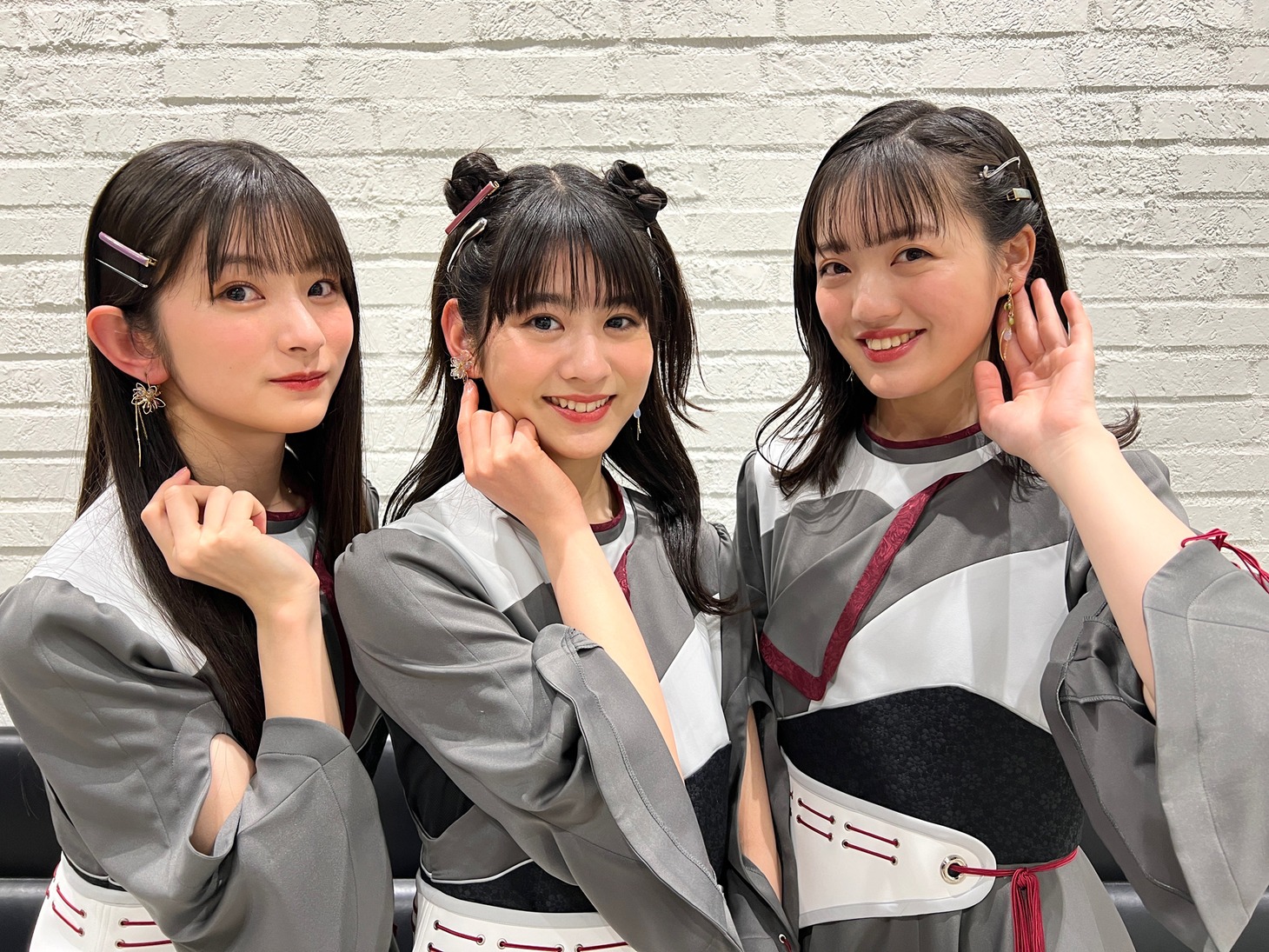 瀬田さくら、蒼井りるあ、希山愛（ばってん少女隊）。