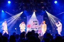 「ARIGATO MUSIC presents 39 Live!! Vol.7 - ARIGATO MUSIC Fes 2022 -」に出演するOverTone。（Photo by KEIKO TANABE）