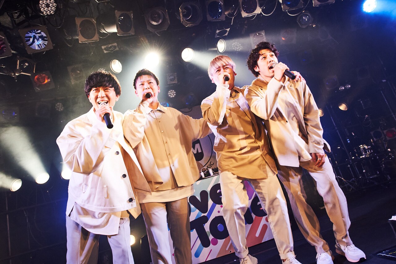 OverToneがライブでメジャーデビューを生報告、喜びの「ゼロ」をパフォーマンス