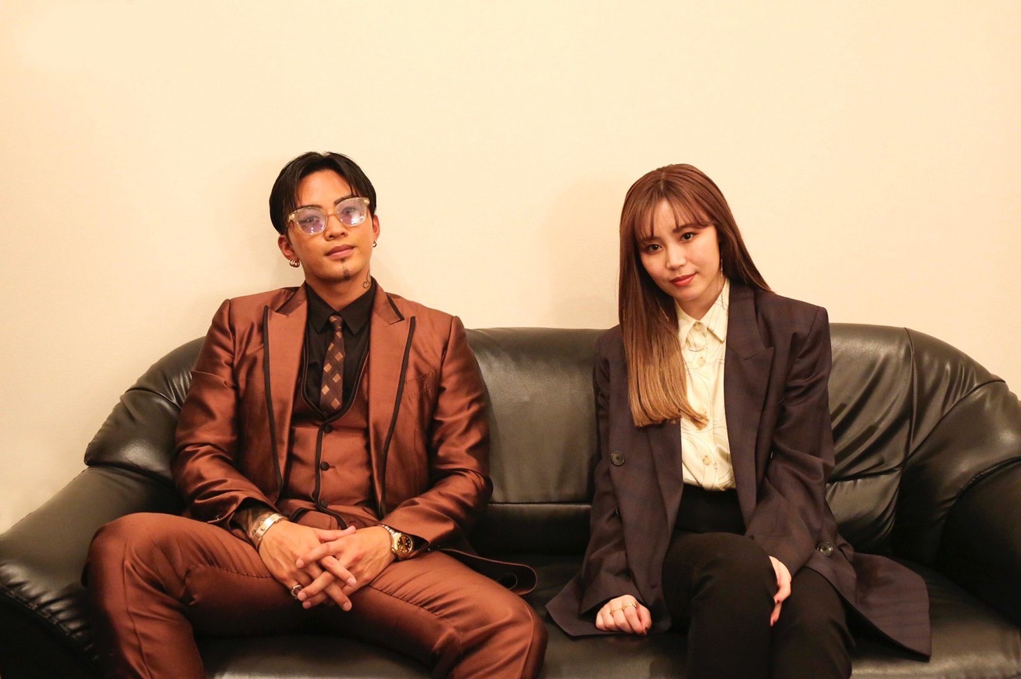 左から数原龍友（GENERATIONS from EXILE TRIBE）、伶。