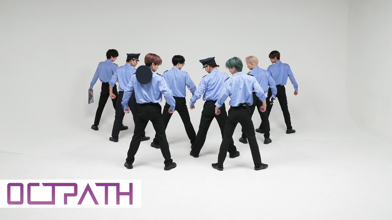 OCTPATHが警察衣装でダンスパフォーマンス、ミュージックビデオ200万回再生達成公約として