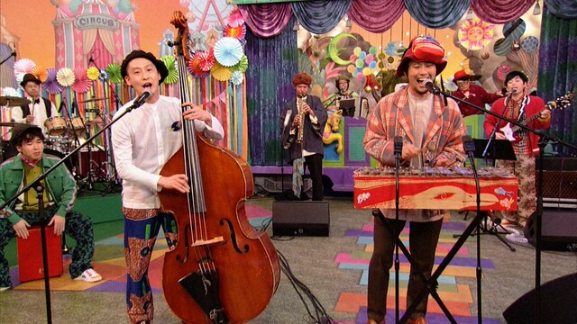 「シャキーン！ザ・ライブ」より、馬喰町バンド。（写真提供：NHK）