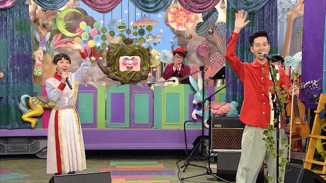 「シャキーン！ザ・ライブ」より、ハンバート ハンバート。（写真提供：NHK）