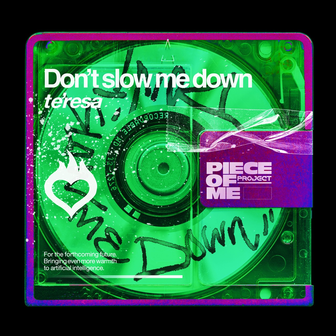 te'resa「Don't slow me down」配信ジャケット